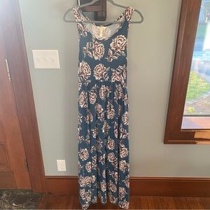 Matilda Jane Brilliant Daydreams Along the Beach Floral Maxi Dress- SZ XS